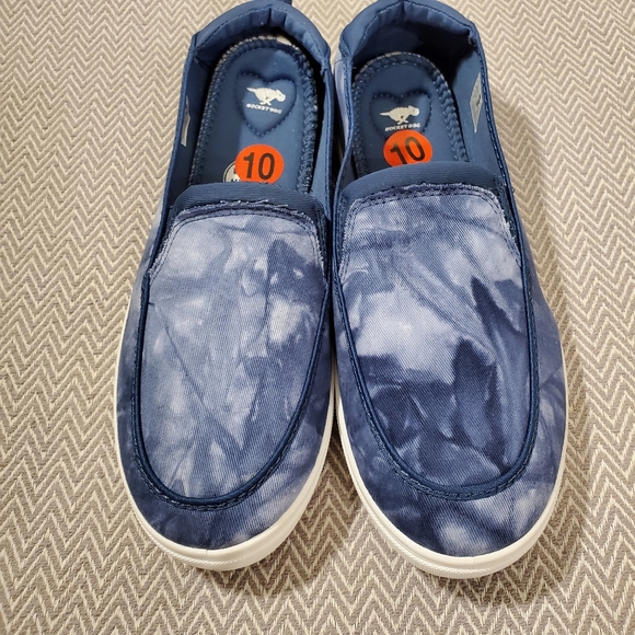Rocket Dog Women's Navy Saavy Ronan Tie Dye Cotton Slip On Sneaker - Picture 5 of 7
